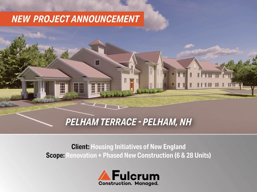 Pelham Terrace housing development project in Pelham New Hampshire including renovation and phased new construction
