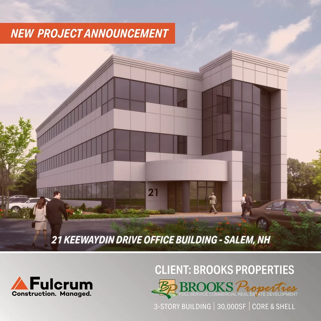 21 Keewaydin Drive Class A office building development in Salem New Hampshire graphic