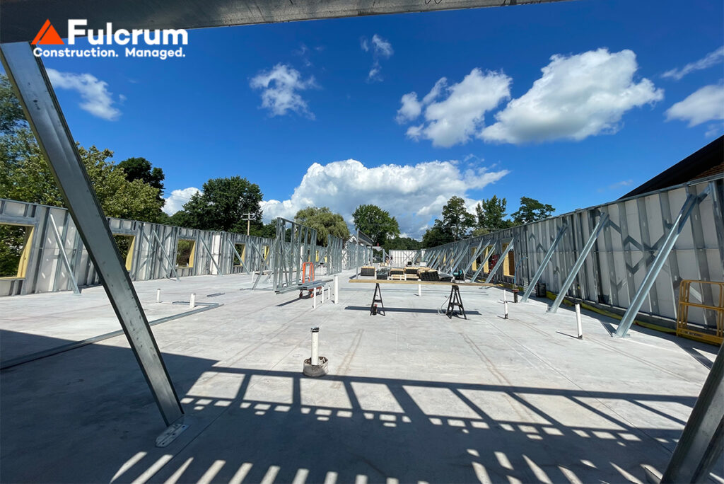 NH Veterans Home Addition – Exterior Wall Framing