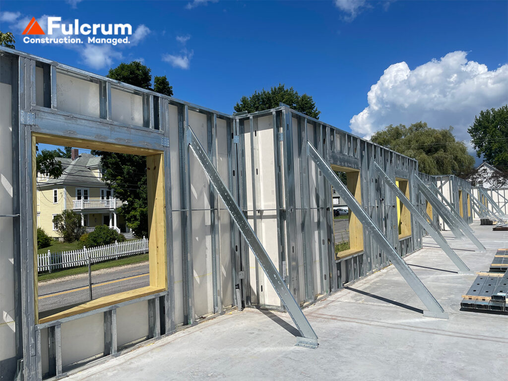 NH Veterans Home Addition – Resident Room Framing